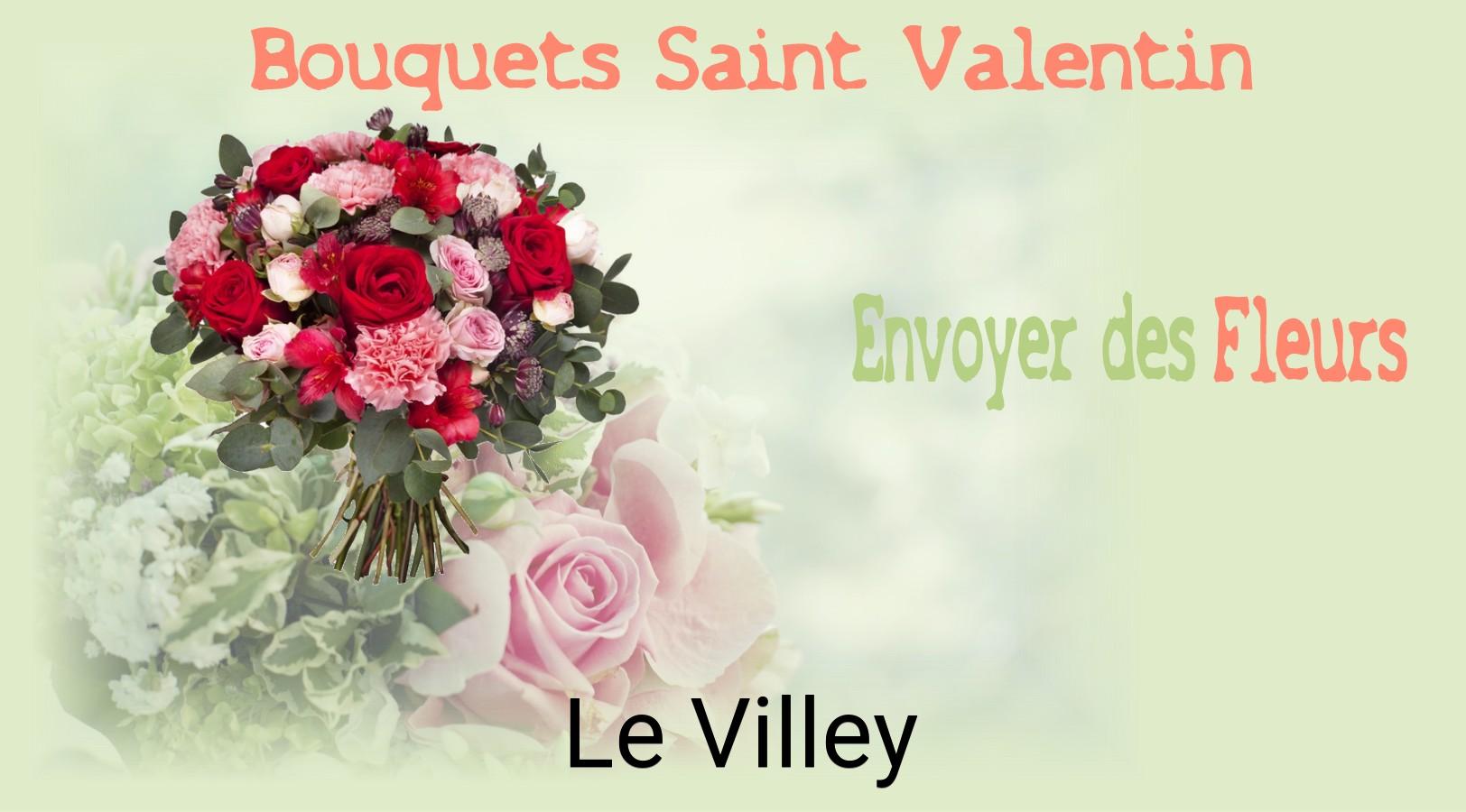 Roses de Saint-Valentin livrées à Le Villey
